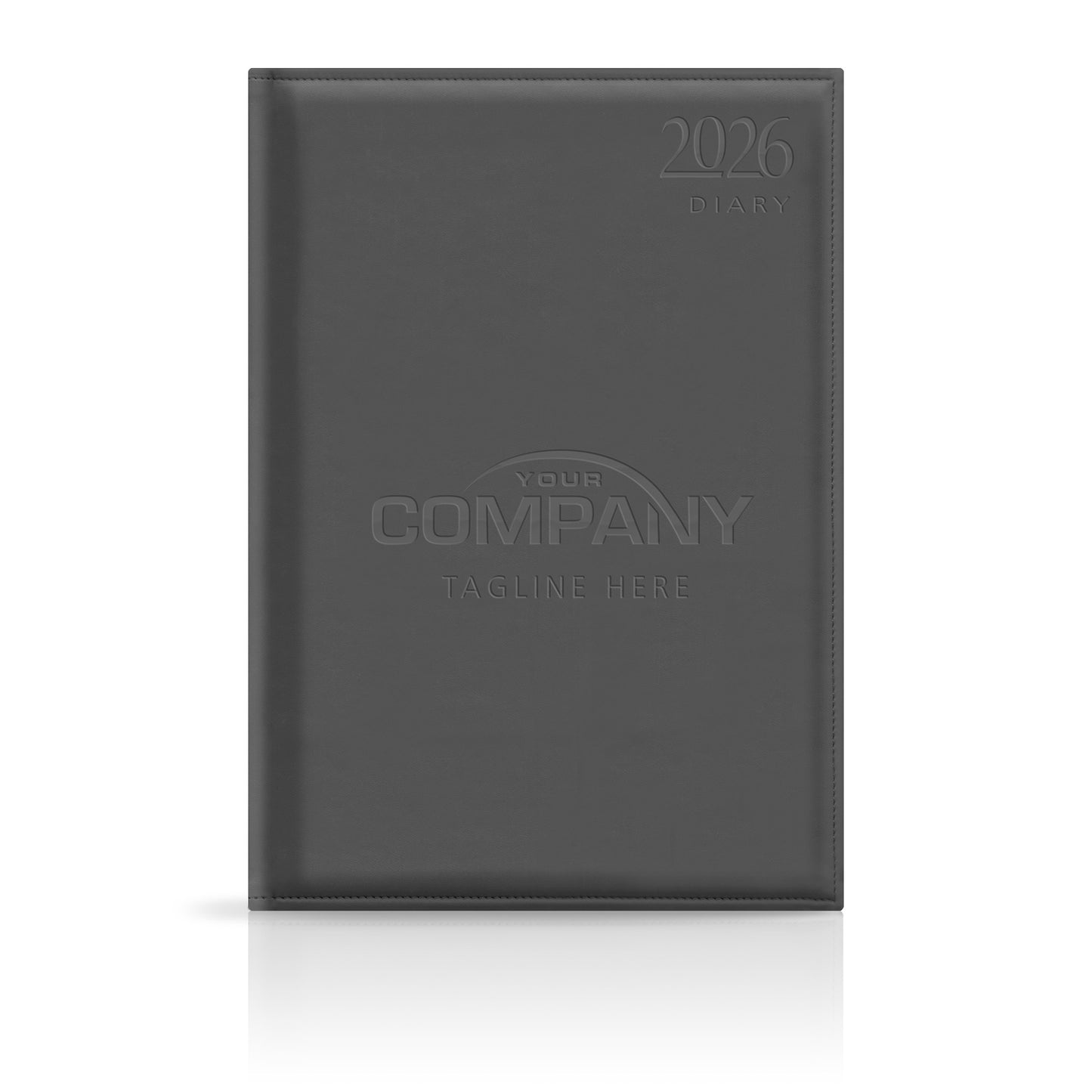 A4 Monaco Deluxe 'Stitched Edge' Padded Custom Diary