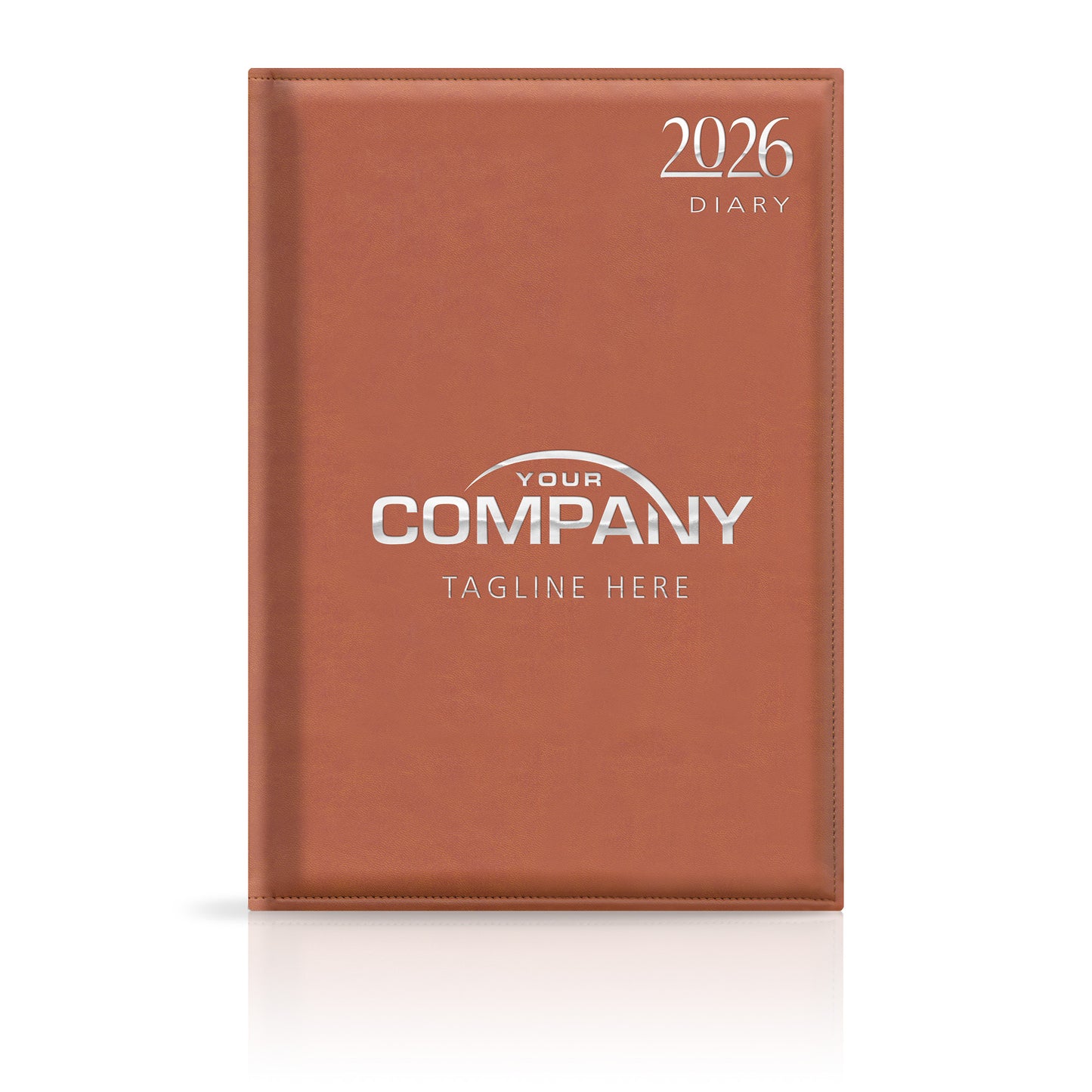 A4 Monaco Deluxe 'Stitched Edge' Padded Custom Diary