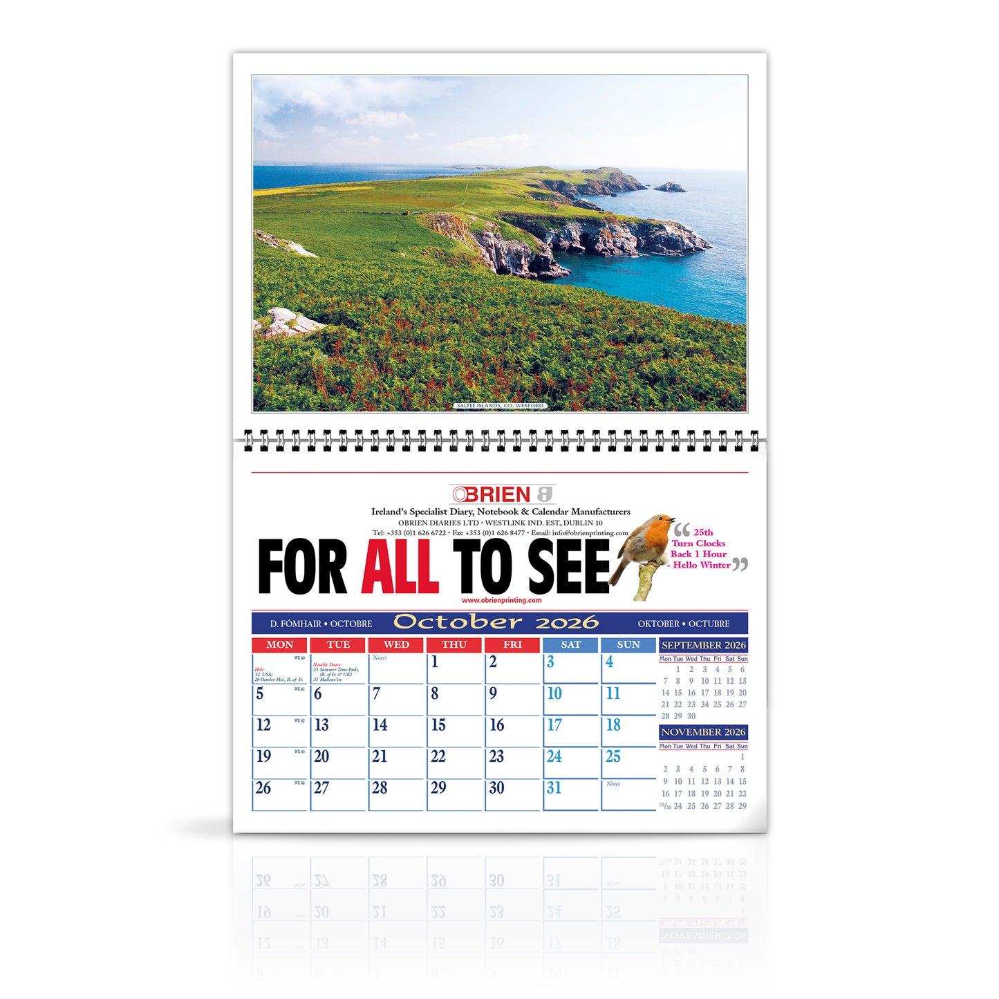 Moods of Ireland - LoPost Edition Wirebound Custom Calendar