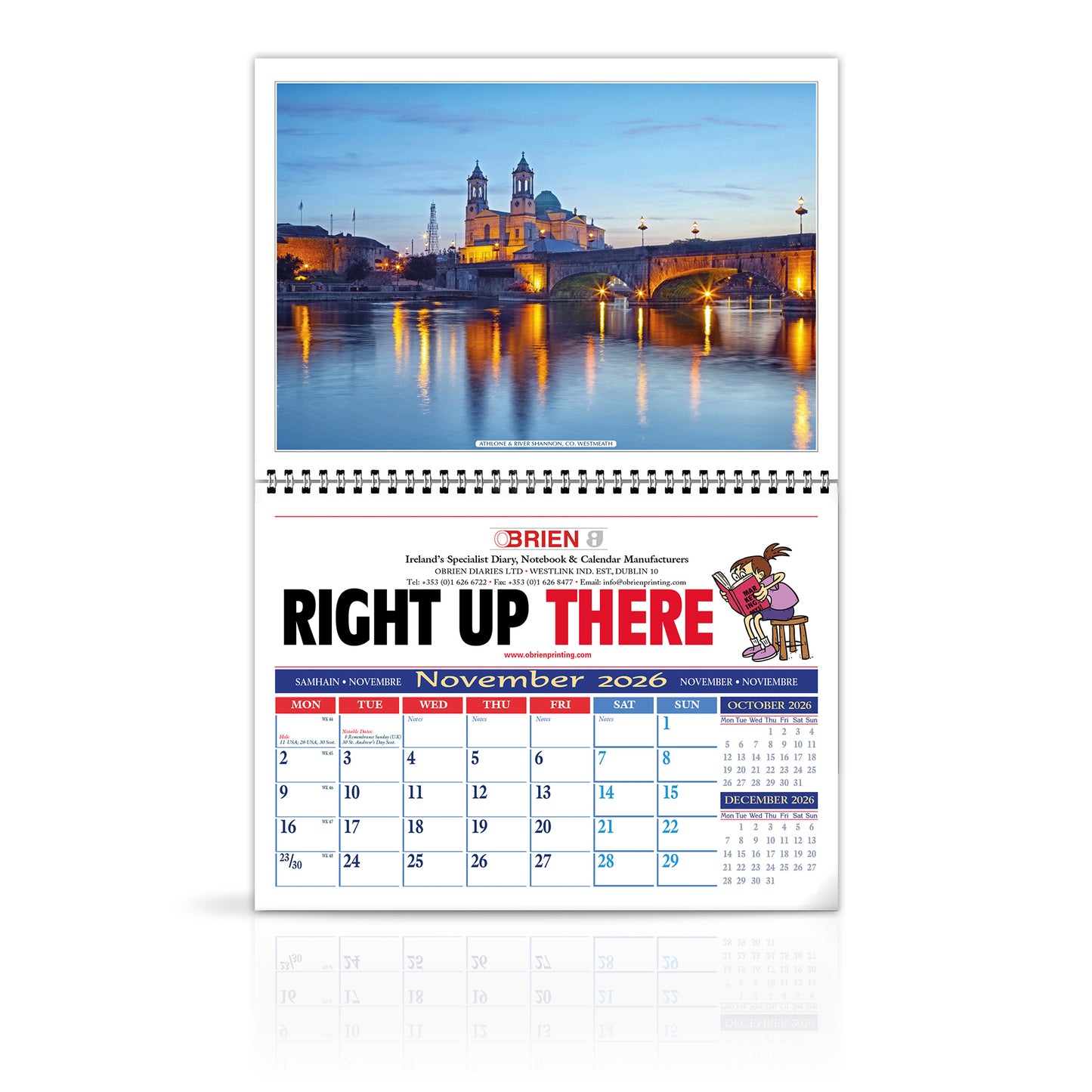 Moods of Ireland - LoPost Edition Wirebound Custom Calendar