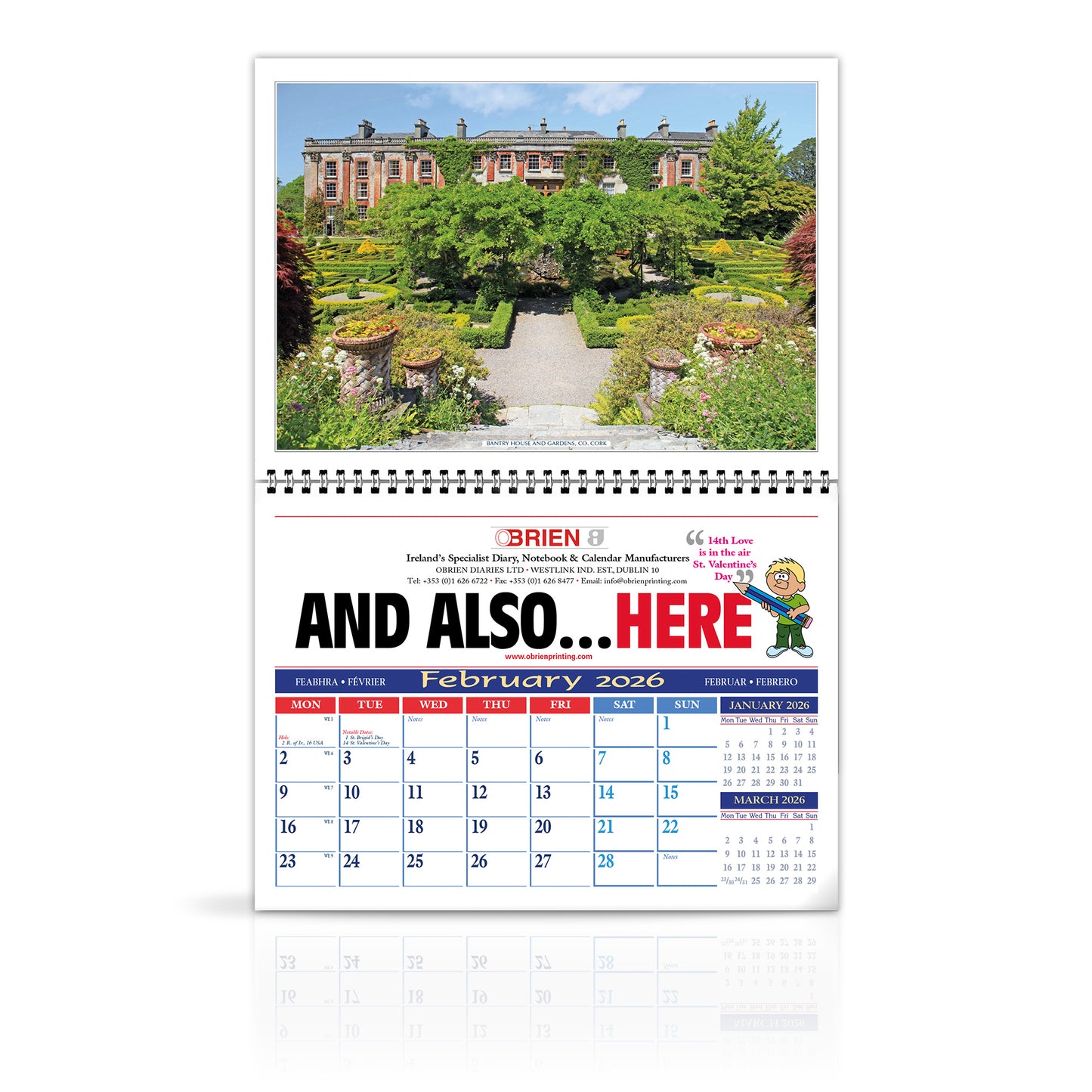 Moods of Ireland - LoPost Edition Wirebound Custom Calendar