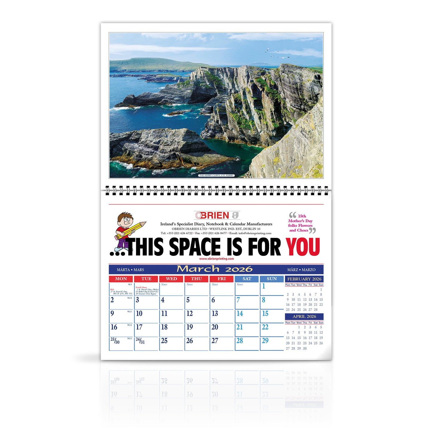 Moods of Ireland - LoPost Edition Wirebound Custom Calendar