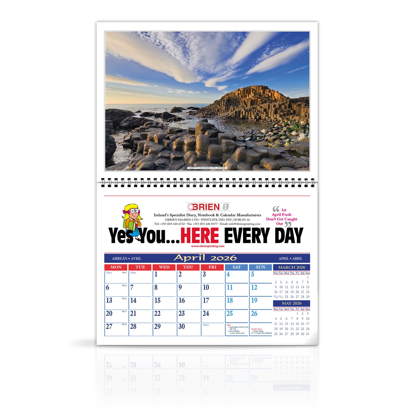 Moods of Ireland - LoPost Edition Wirebound Custom Calendar