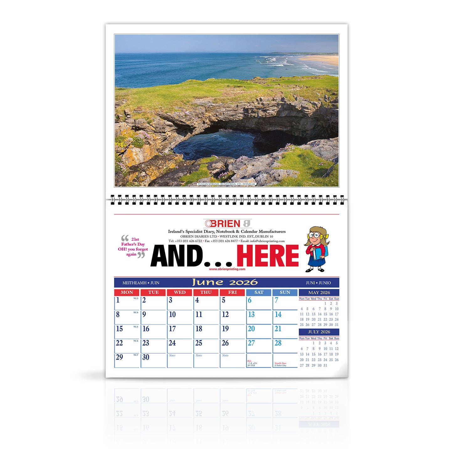 Moods of Ireland - LoPost Edition Wirebound Custom Calendar