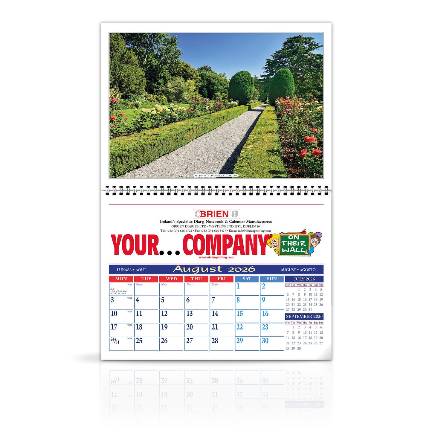 Moods of Ireland - LoPost Edition Wirebound Custom Calendar
