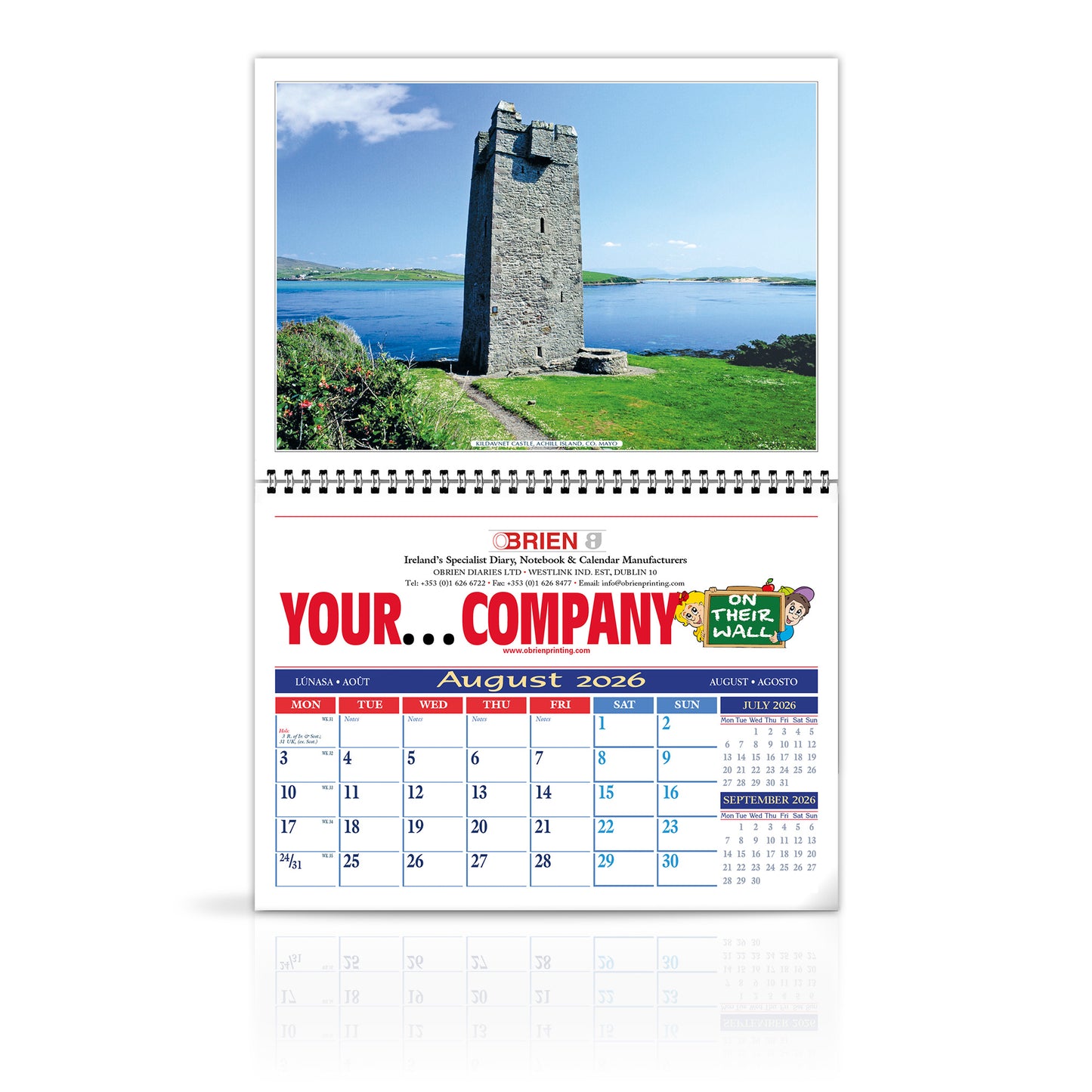 Moods of Ireland - LoPost Edition Wirebound Custom Calendar