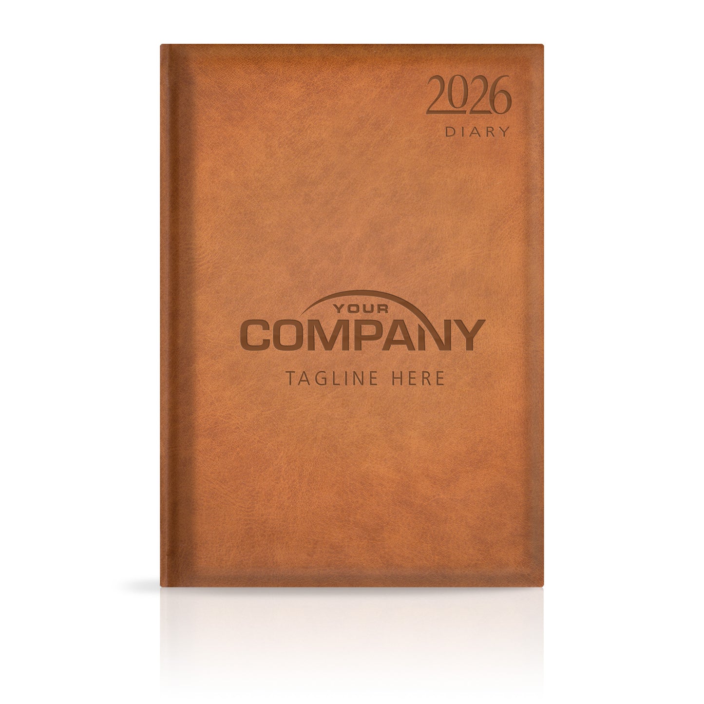 A4 Tuscany Superior 'Soft Touch' Padded Custom Diary