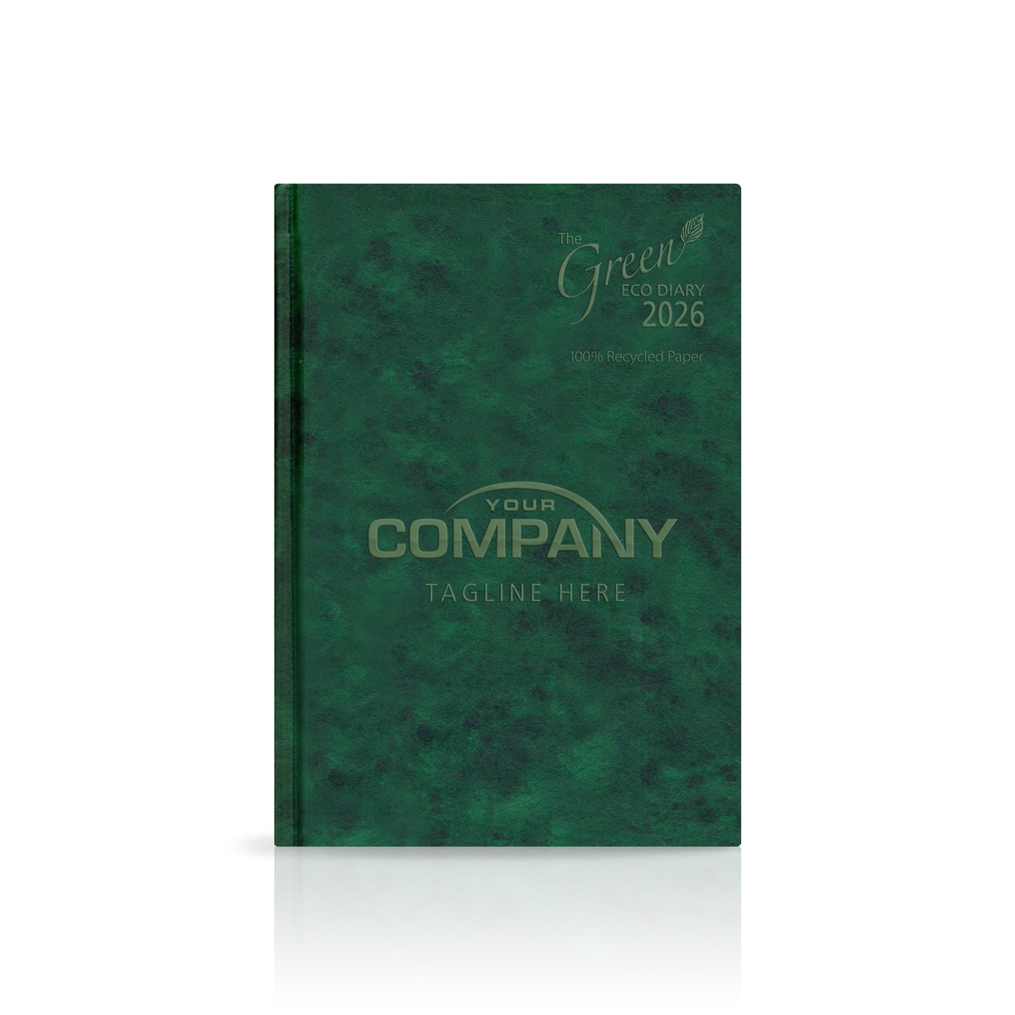 A5 'The Green Eco' Hardback or Padded Custom Diary