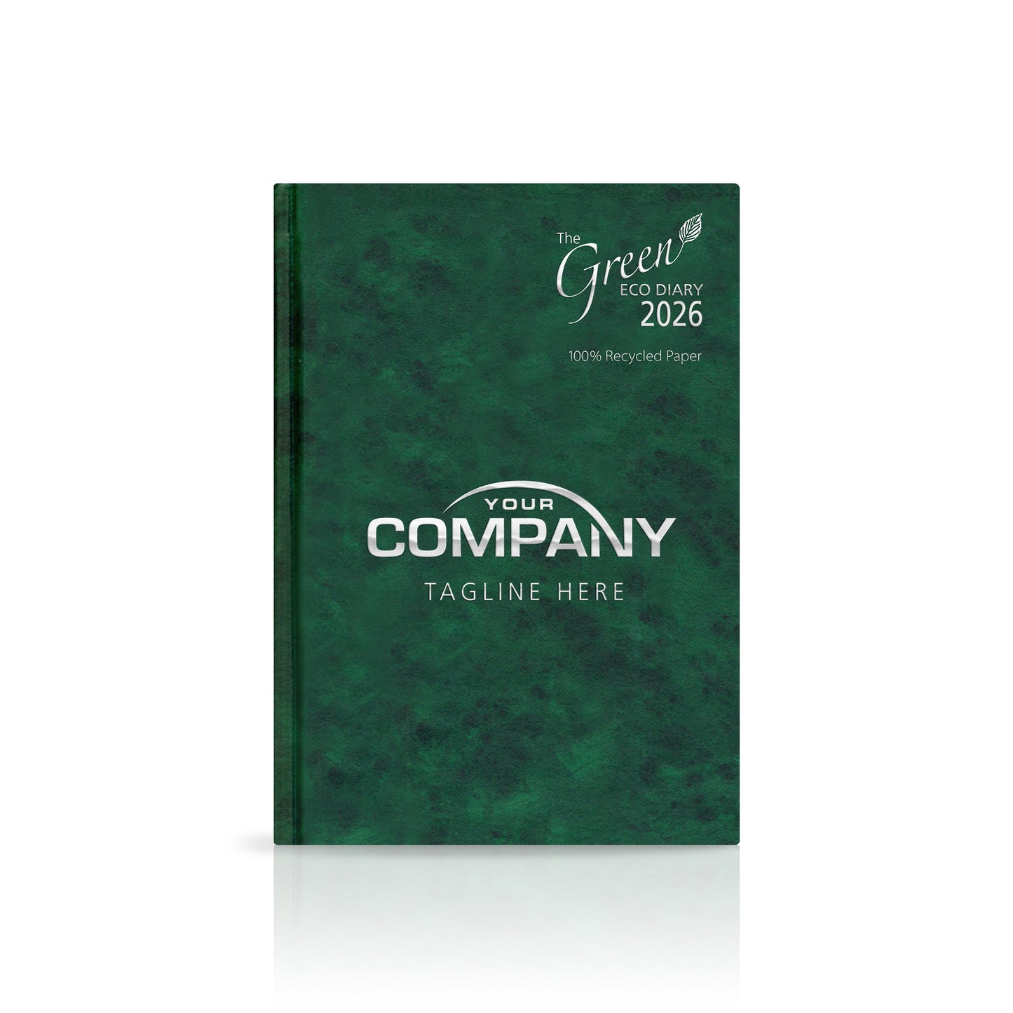 A5 'The Green Eco' Hardback or Padded Custom Diary