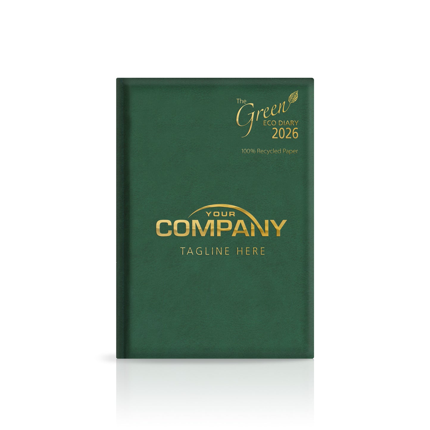 A5 'The Green Eco' Hardback or Padded Custom Diary