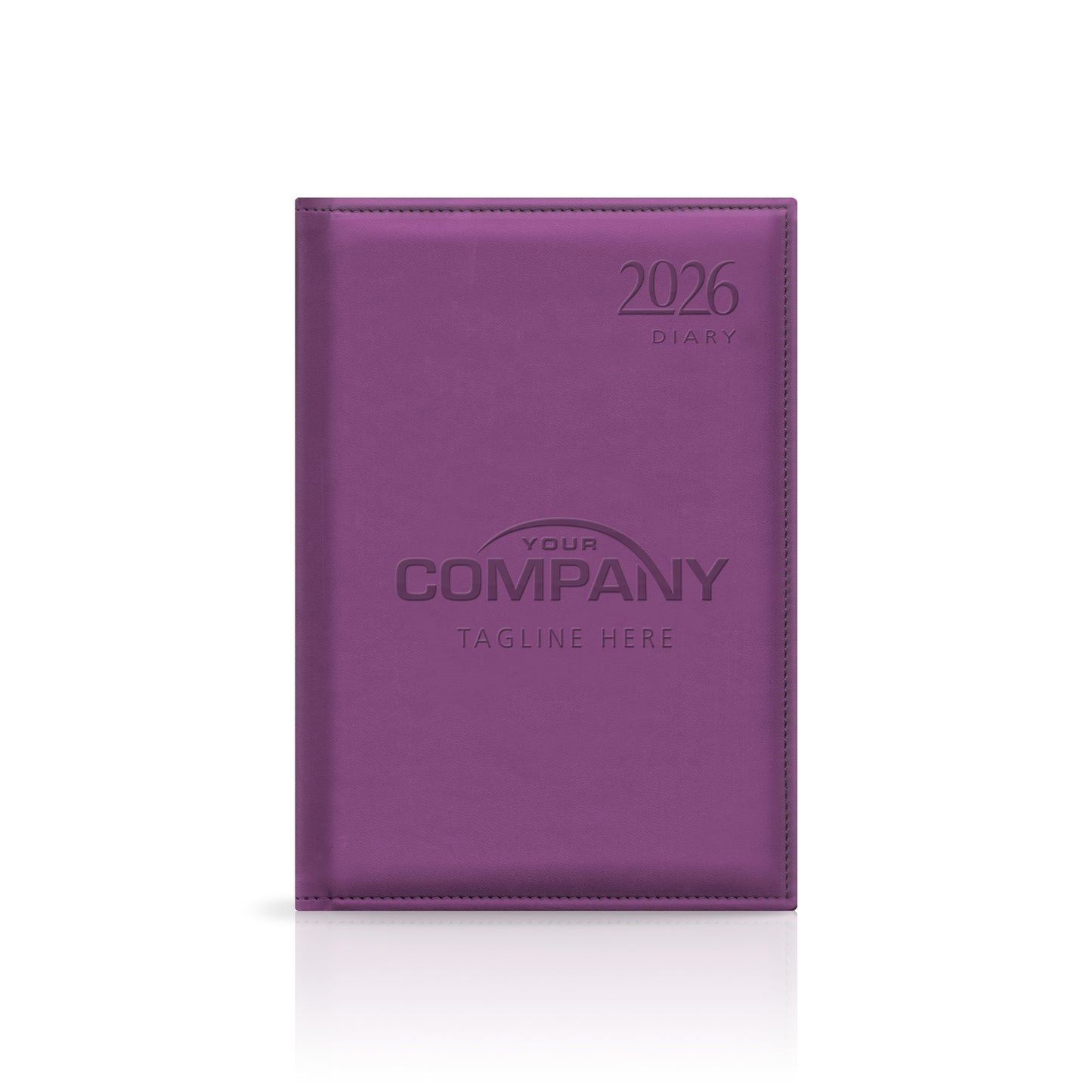 A5 Monaco Deluxe 'Stitched Edge' Padded Custom Diary