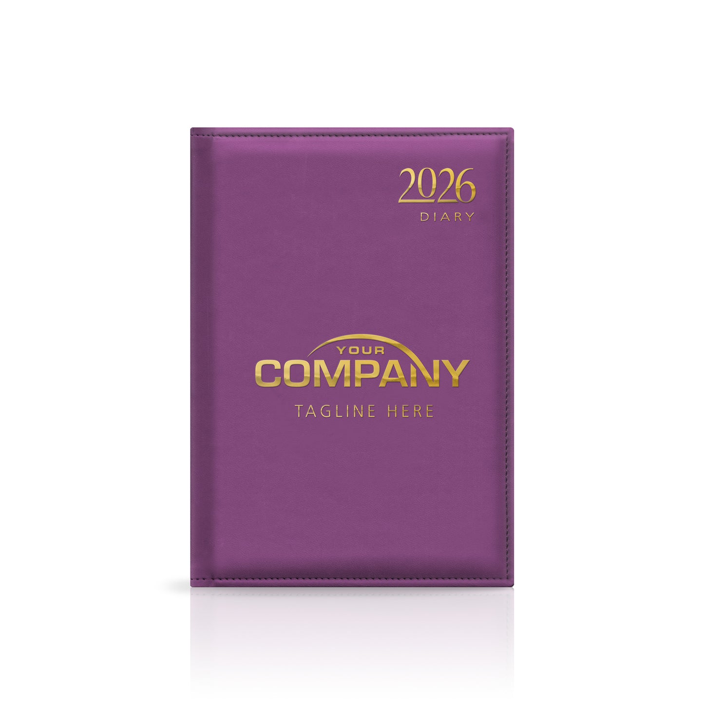 A5 Monaco Deluxe 'Stitched Edge' Padded Custom Diary