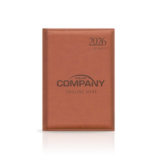 A5 Monaco Deluxe 'Stitched Edge' Padded Custom Diary