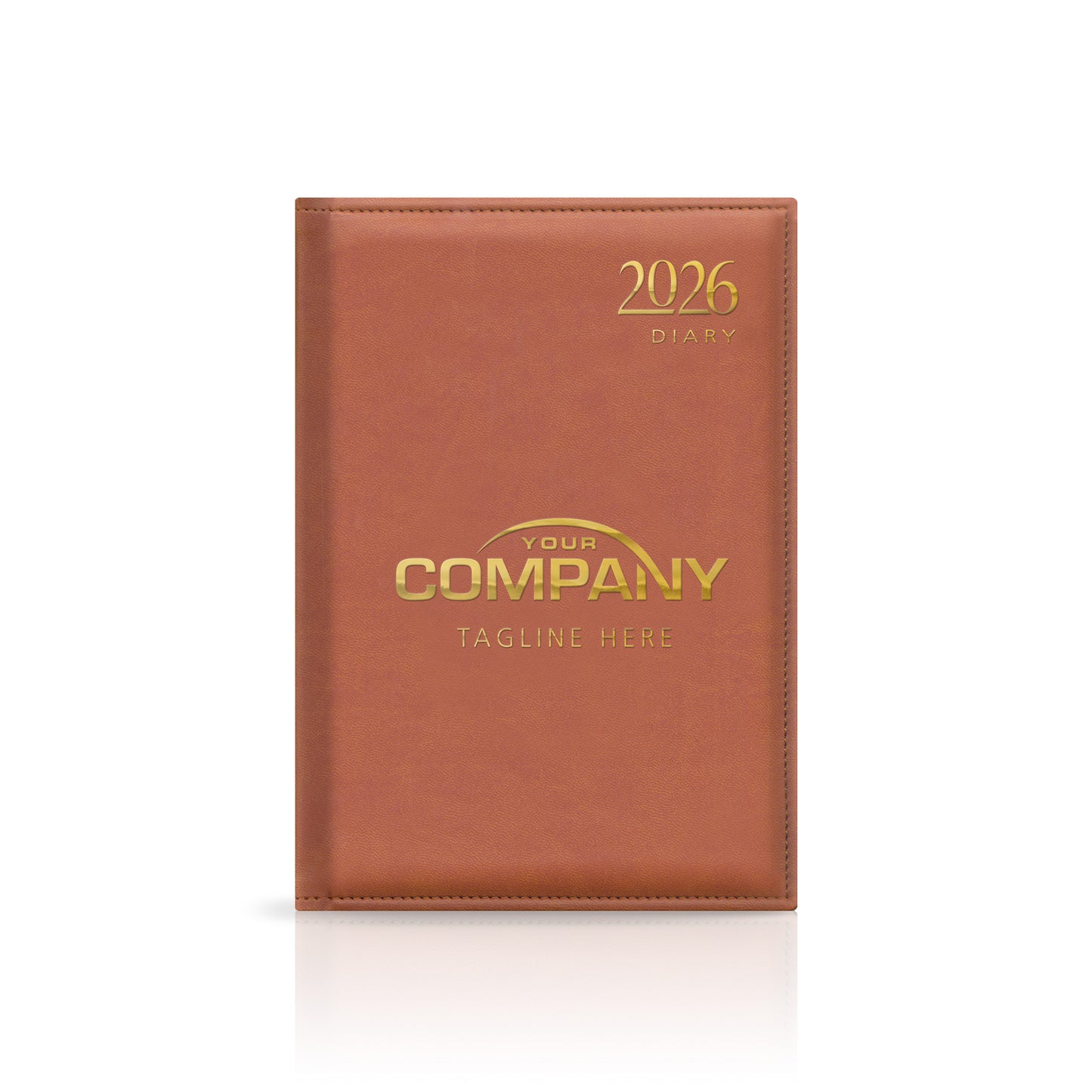 A5 Monaco Deluxe 'Stitched Edge' Padded Custom Diary