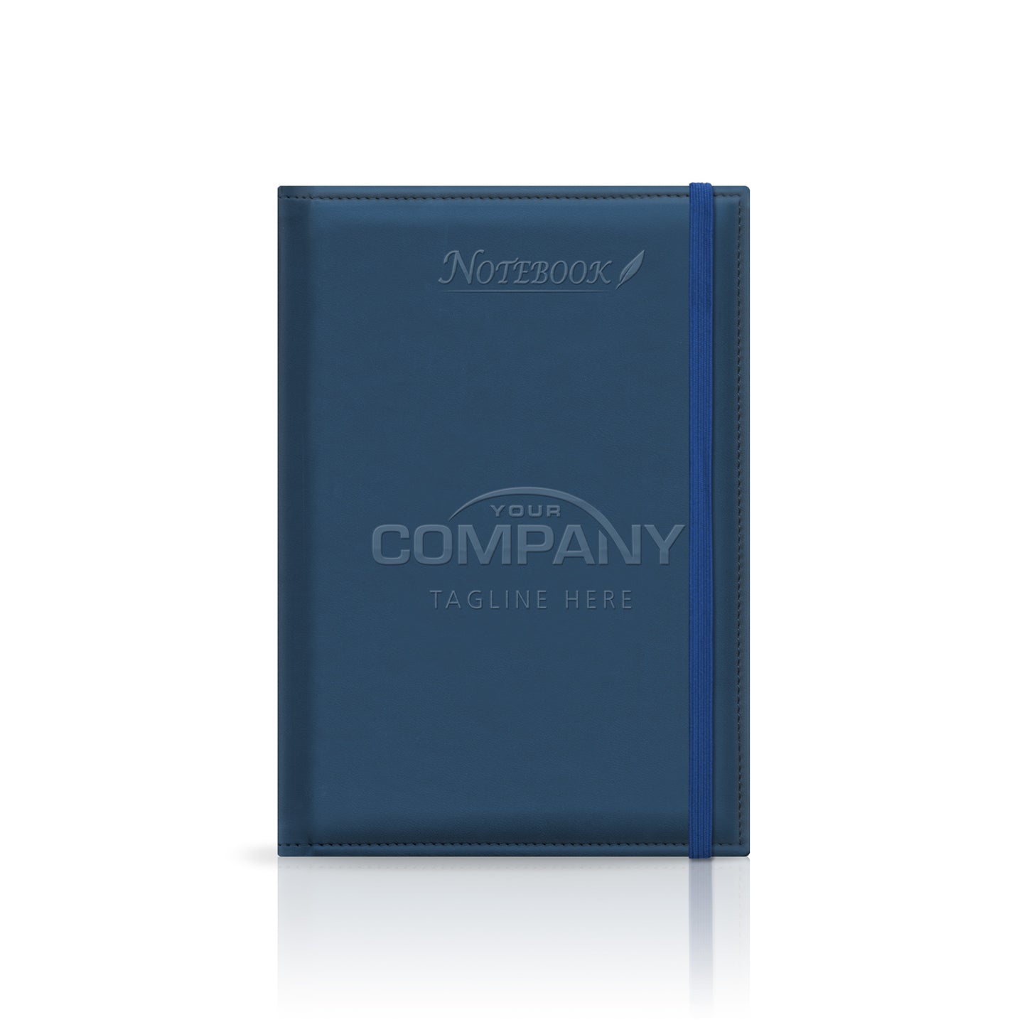 A5 Monaco Deluxe 'Stitched Edge' Padded Custom Notebook