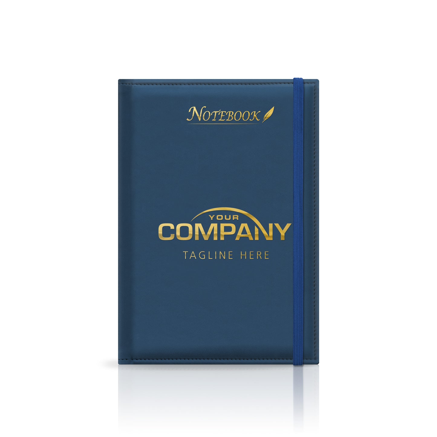 A5 Monaco Deluxe 'Stitched Edge' Padded Custom Notebook