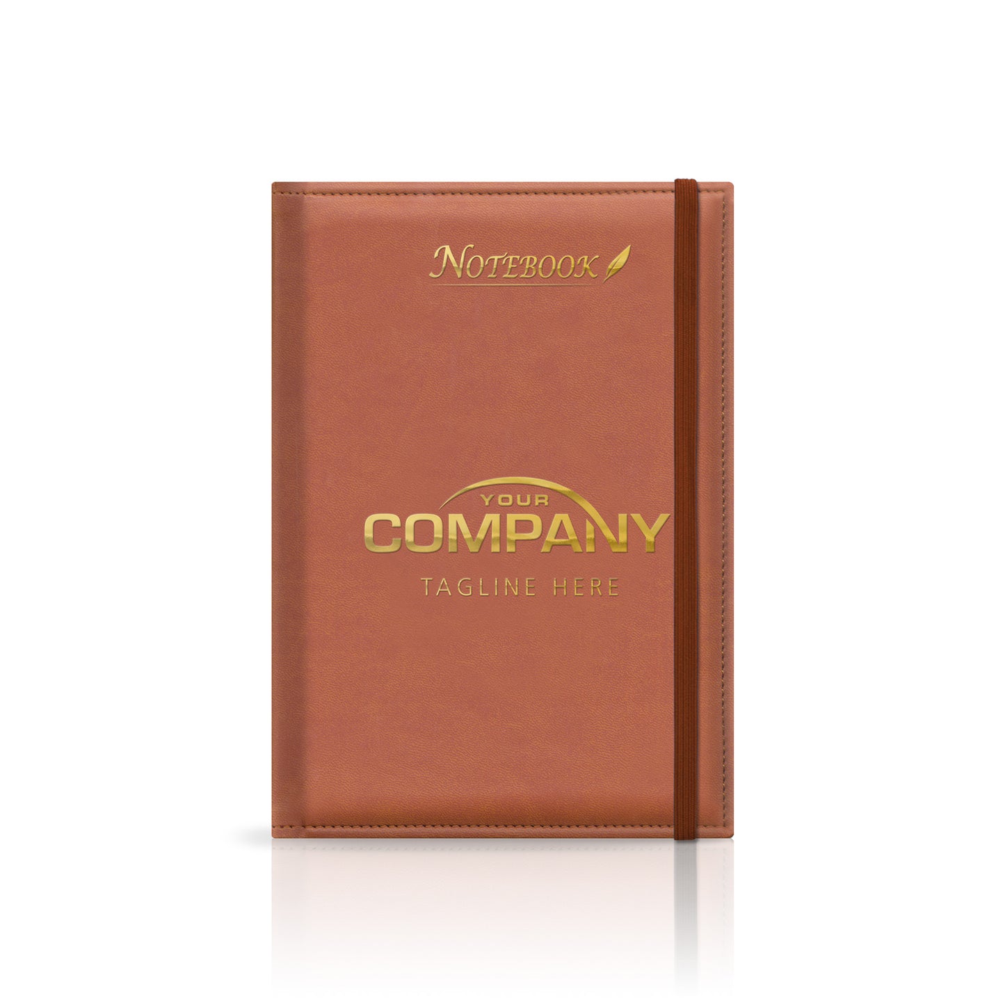 A5 Monaco Deluxe 'Stitched Edge' Padded Custom Notebook