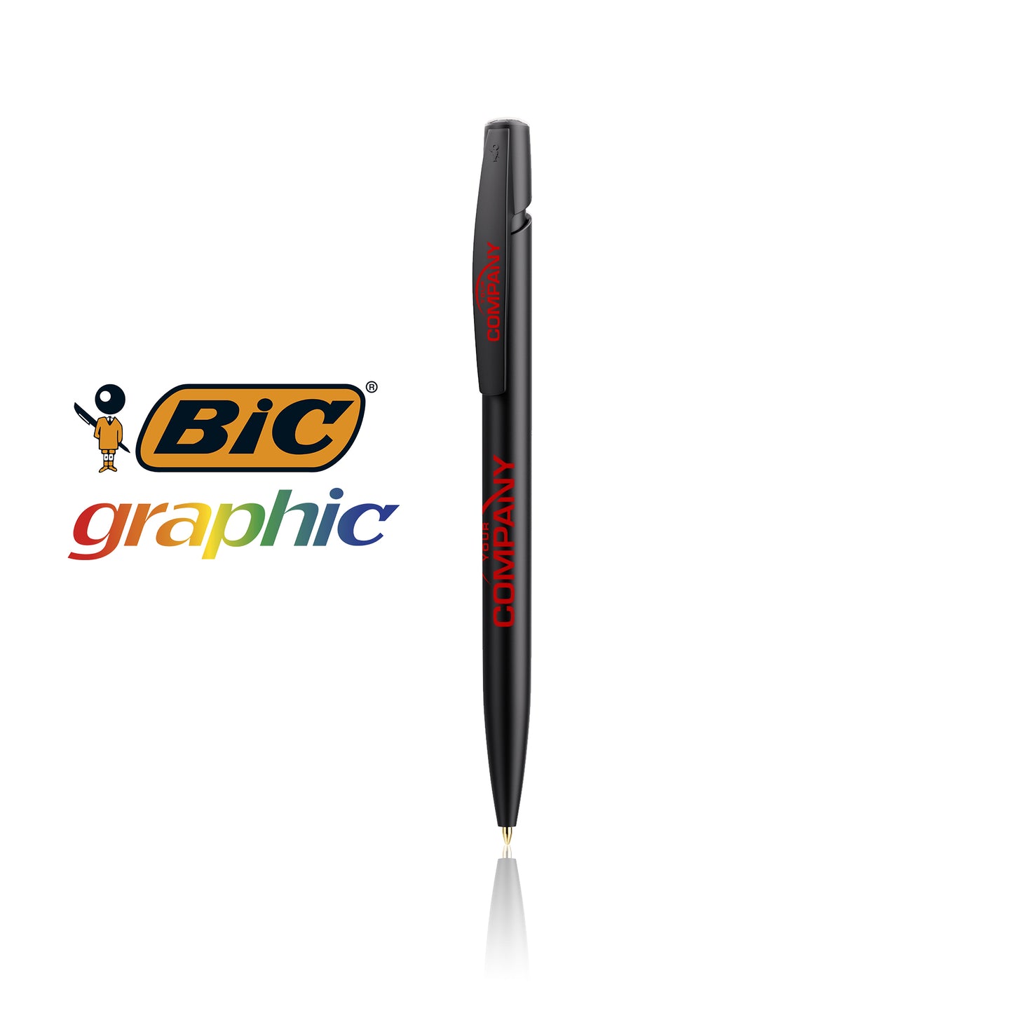 BIC® Media Clic Plastic - Custom Ball Pen
