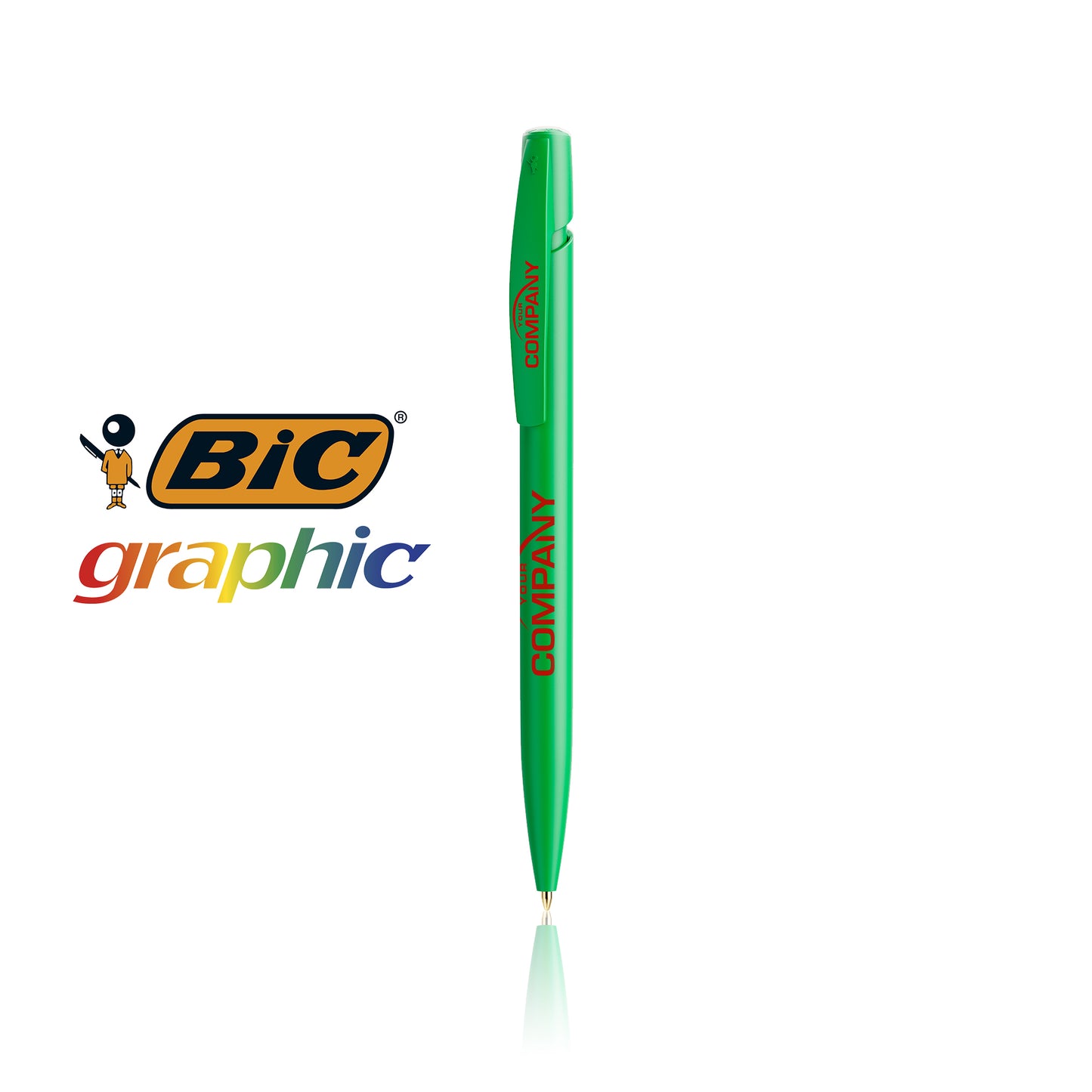 BIC® Media Clic Plastic - Custom Ball Pen