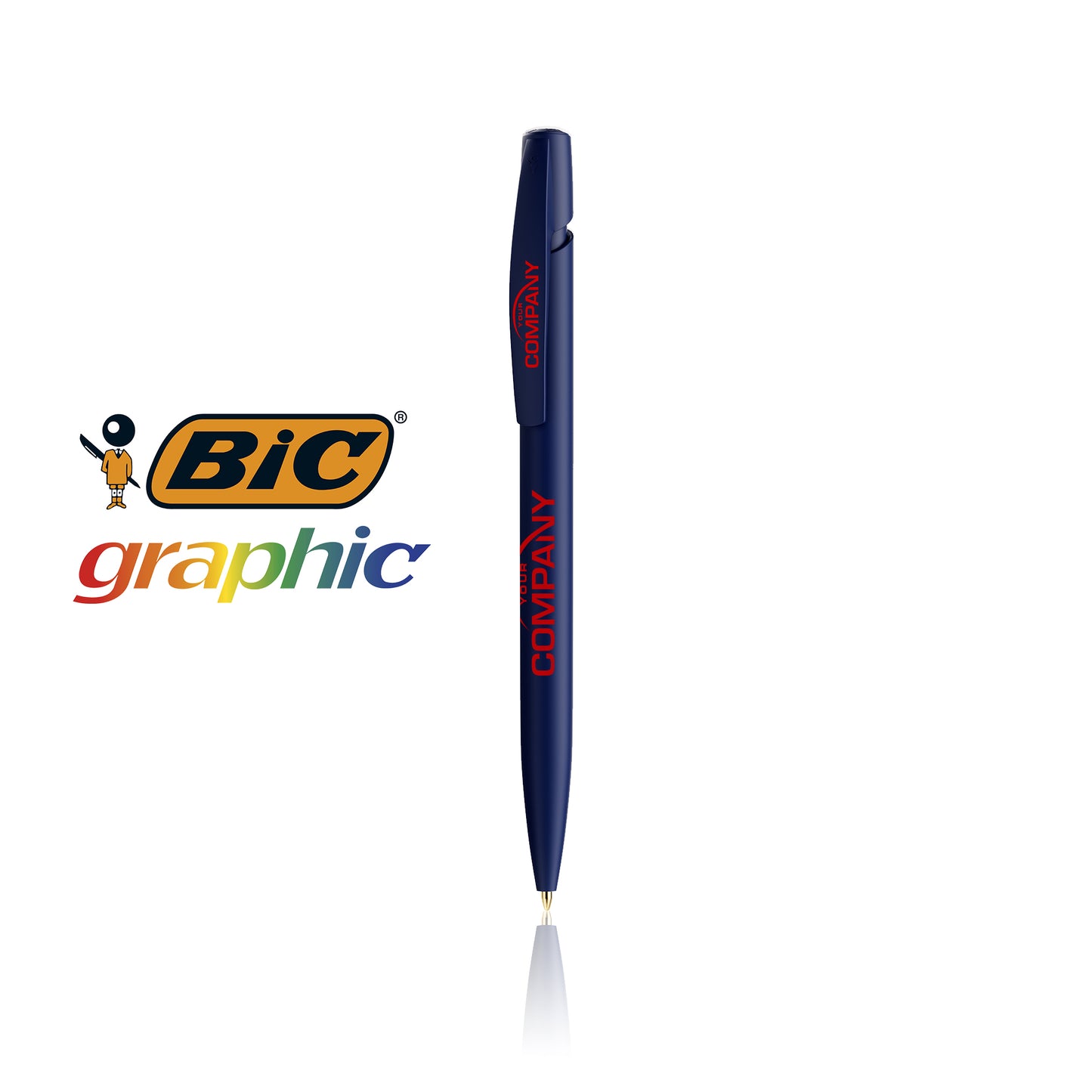 BIC® Media Clic Plastic - Custom Ball Pen