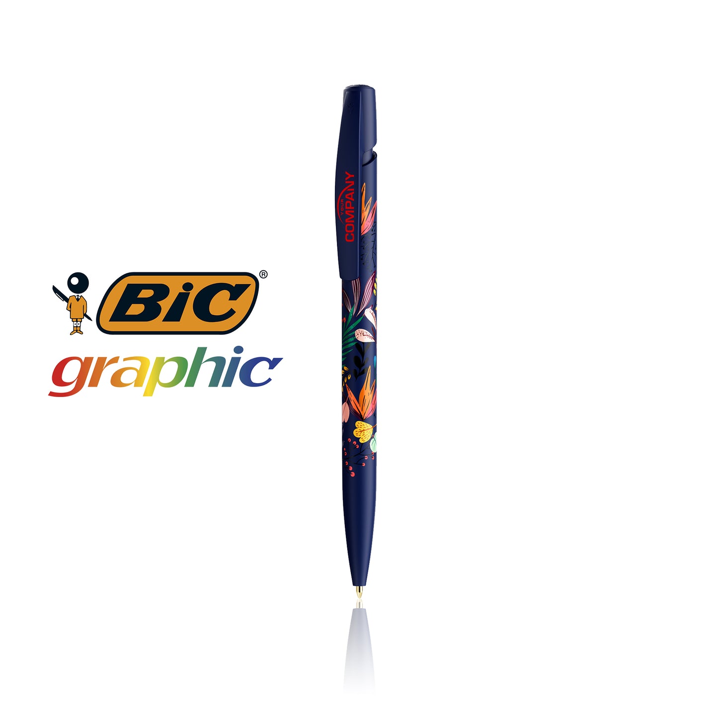 BIC® Media Clic Plastic - Custom Ball Pen