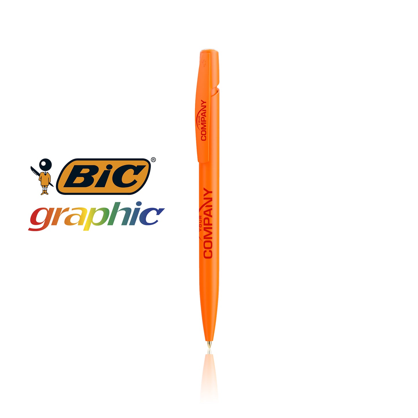 BIC® Media Clic Plastic - Custom Ball Pen