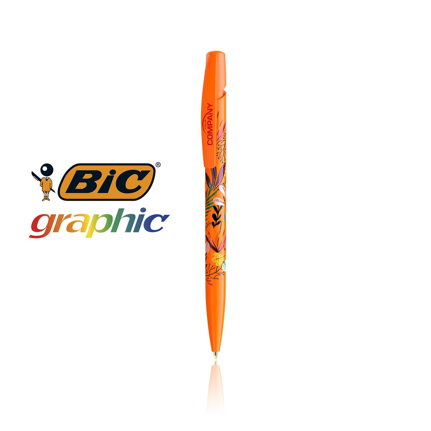 BIC® Media Clic Plastic - Custom Ball Pen