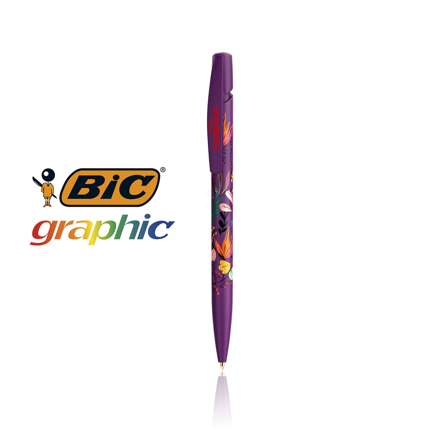 BIC® Media Clic Plastic - Custom Ball Pen