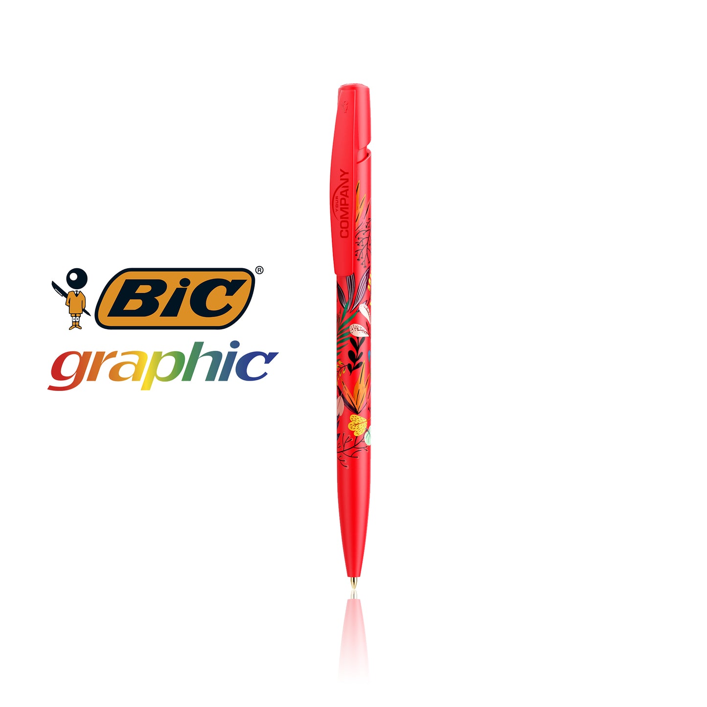 BIC® Media Clic Plastic - Custom Ball Pen