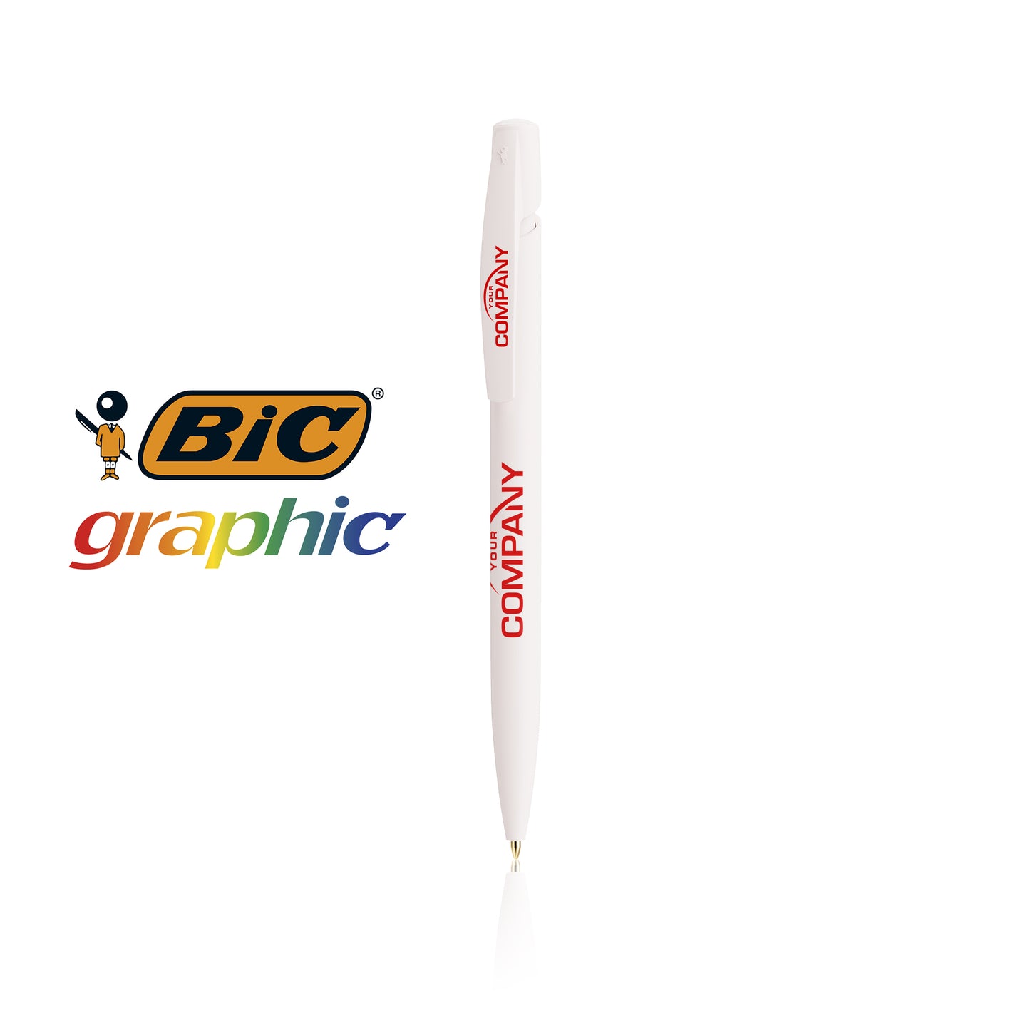 BIC® Media Clic Plastic - Custom Ball Pen