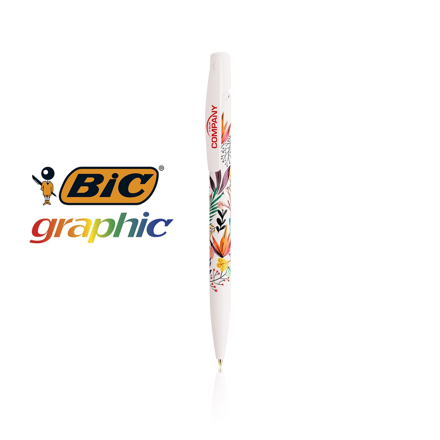 BIC® Media Clic Plastic - Custom Ball Pen