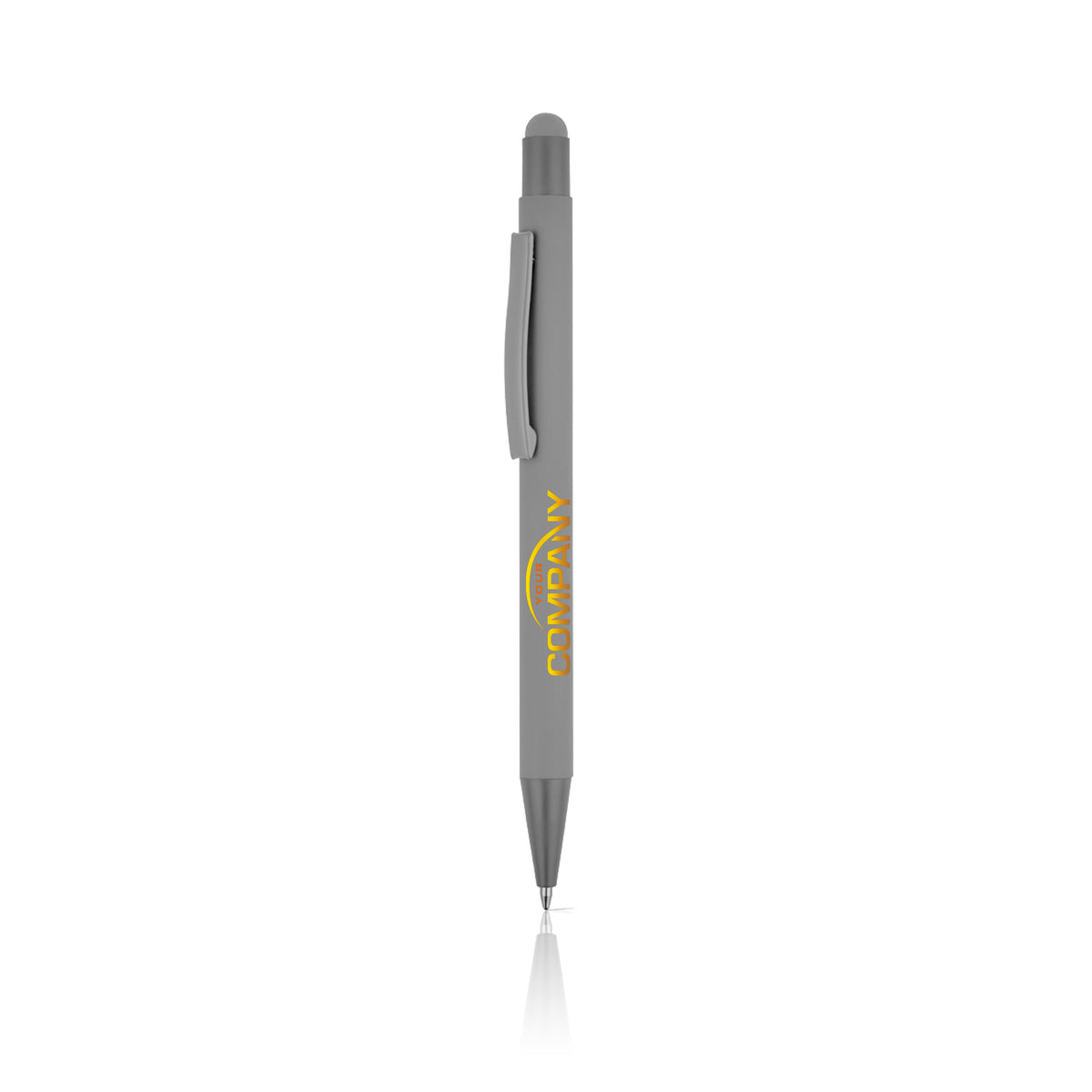 Clint Touch Rubberised Finish Metal - Customised Ball Pen