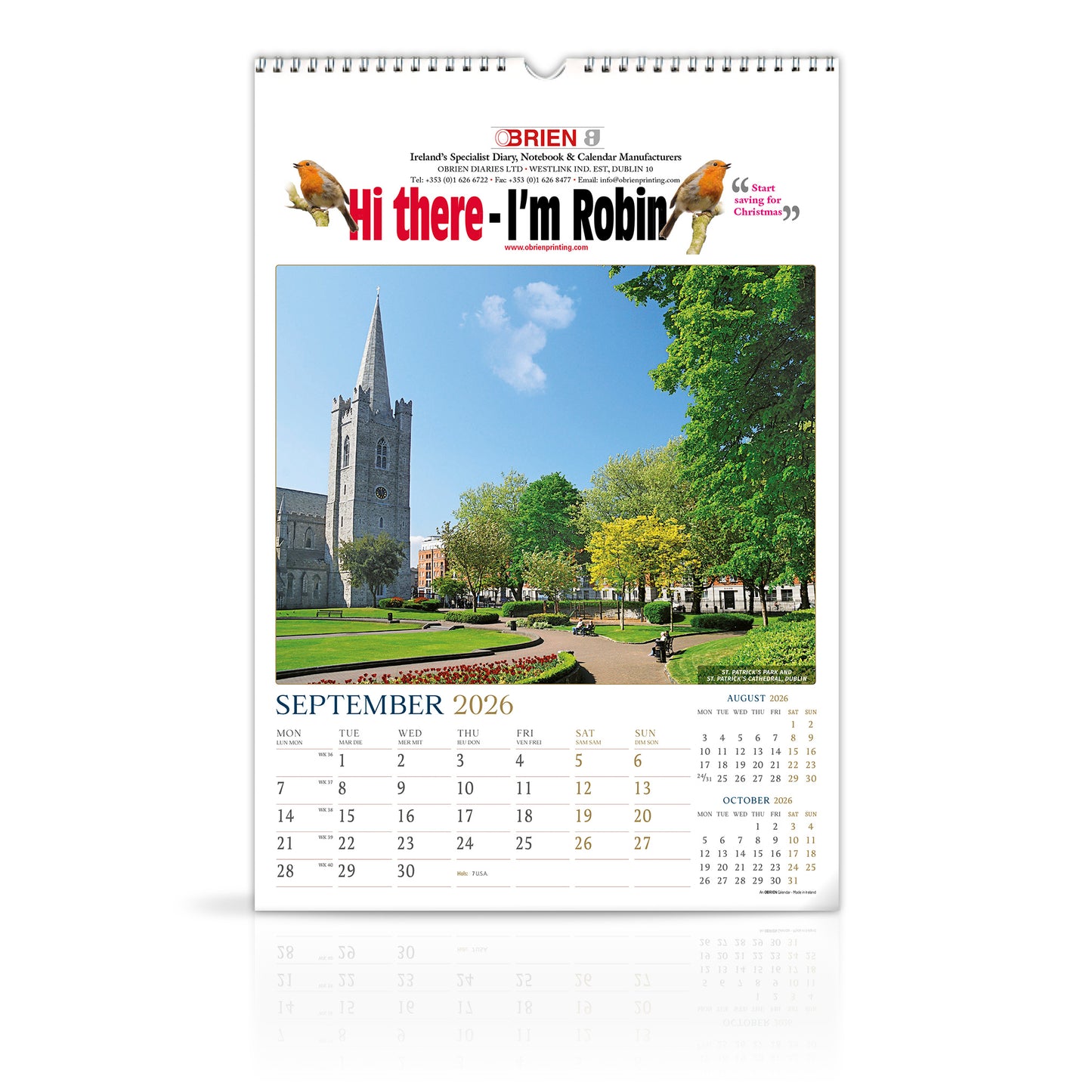 Moods of Ireland - Large Wirebound Custom Calendar