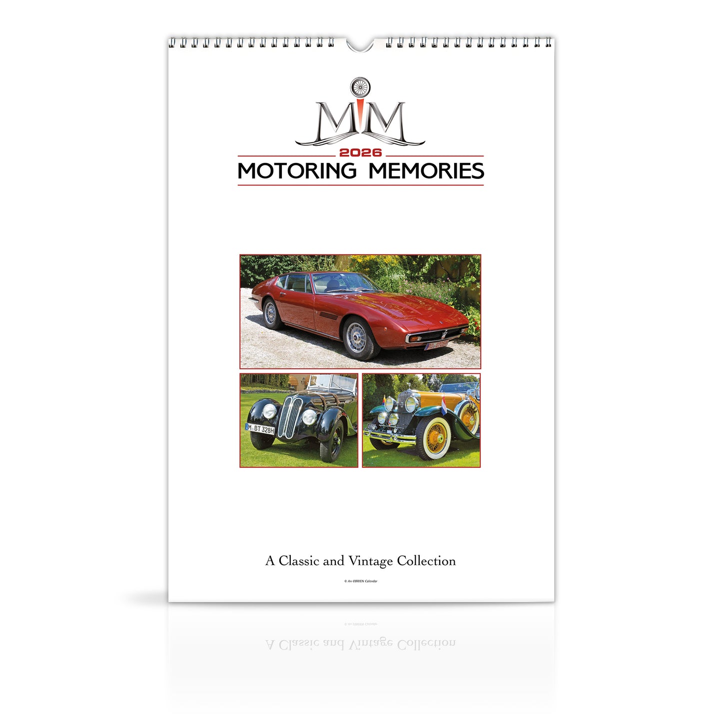 Motoring Memories - Large Wirebound Custom Calendar
