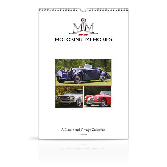 Motoring Memories - Large Wirebound Custom Calendar