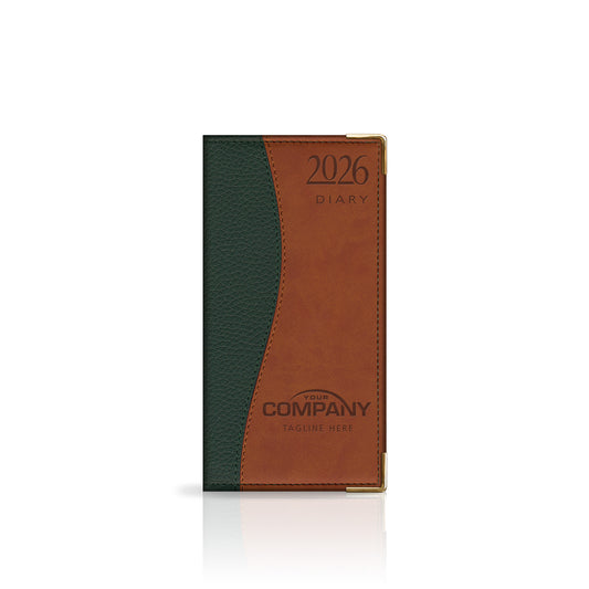 Pocket Duotone Deluxe 'Stitched' Padded Custom Diary