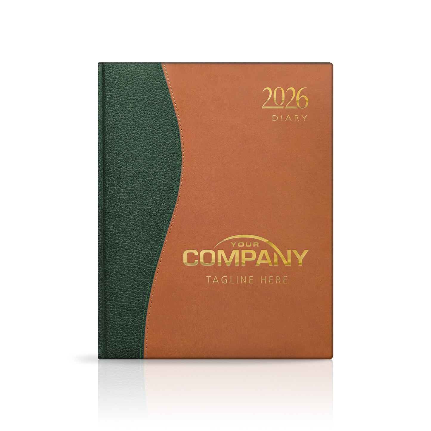 Quarto Duotone 'Stitched' Padded Custom Diary