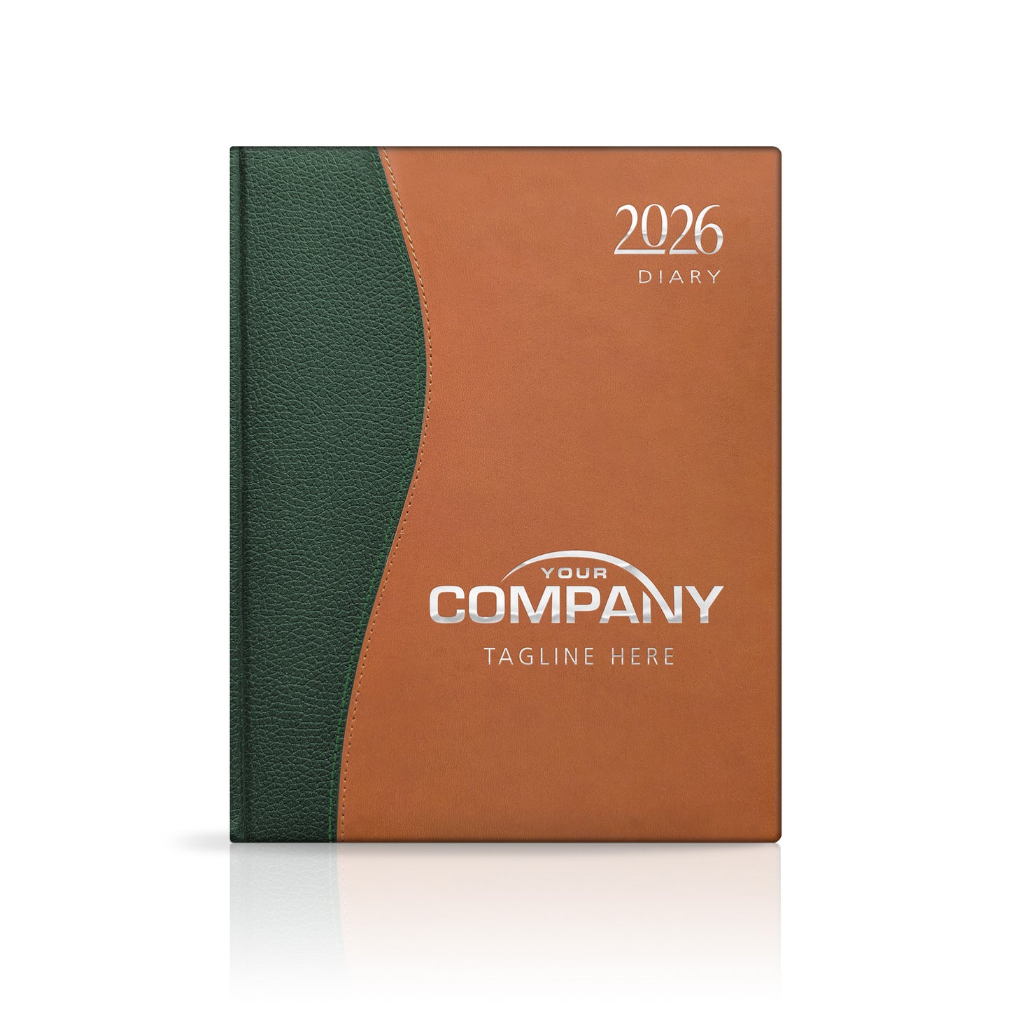 Quarto Duotone 'Stitched' Padded Custom Diary