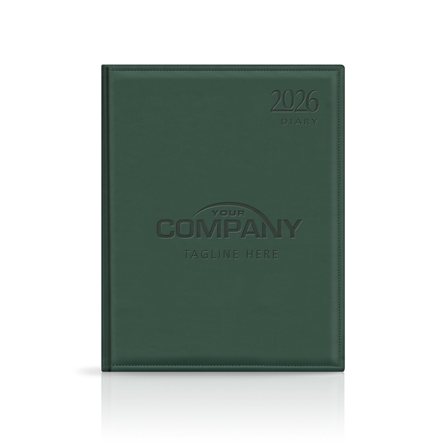 Quarto Monaco Deluxe 'Stitched Edge' Padded Custom Diary
