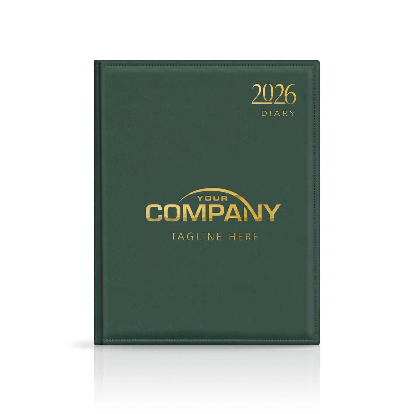 Quarto Monaco Deluxe 'Stitched Edge' Padded Custom Diary