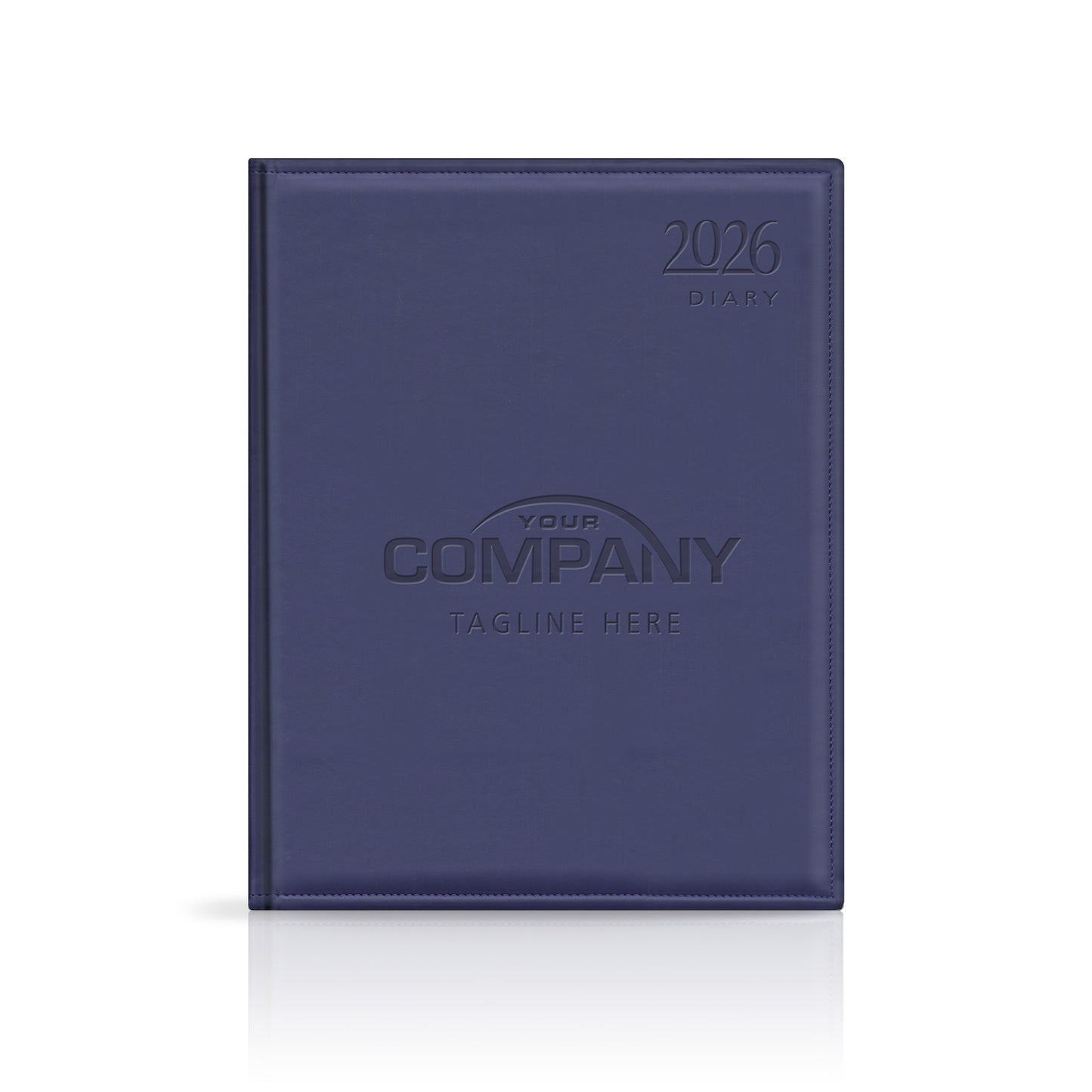 Quarto Monaco Deluxe 'Stitched Edge' Padded Custom Diary