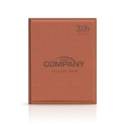 Quarto Monaco Deluxe 'Stitched Edge' Padded Custom Diary