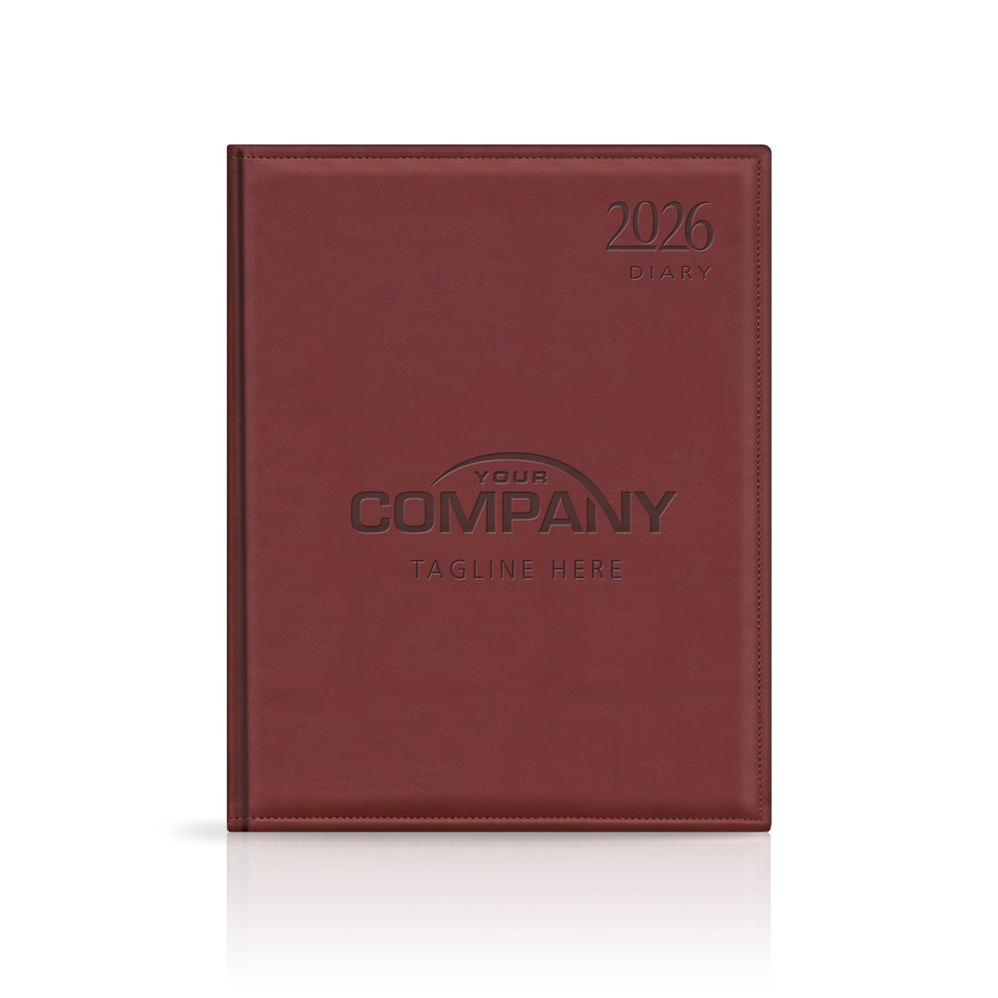 Quarto Monaco Deluxe 'Stitched Edge' Padded Custom Diary