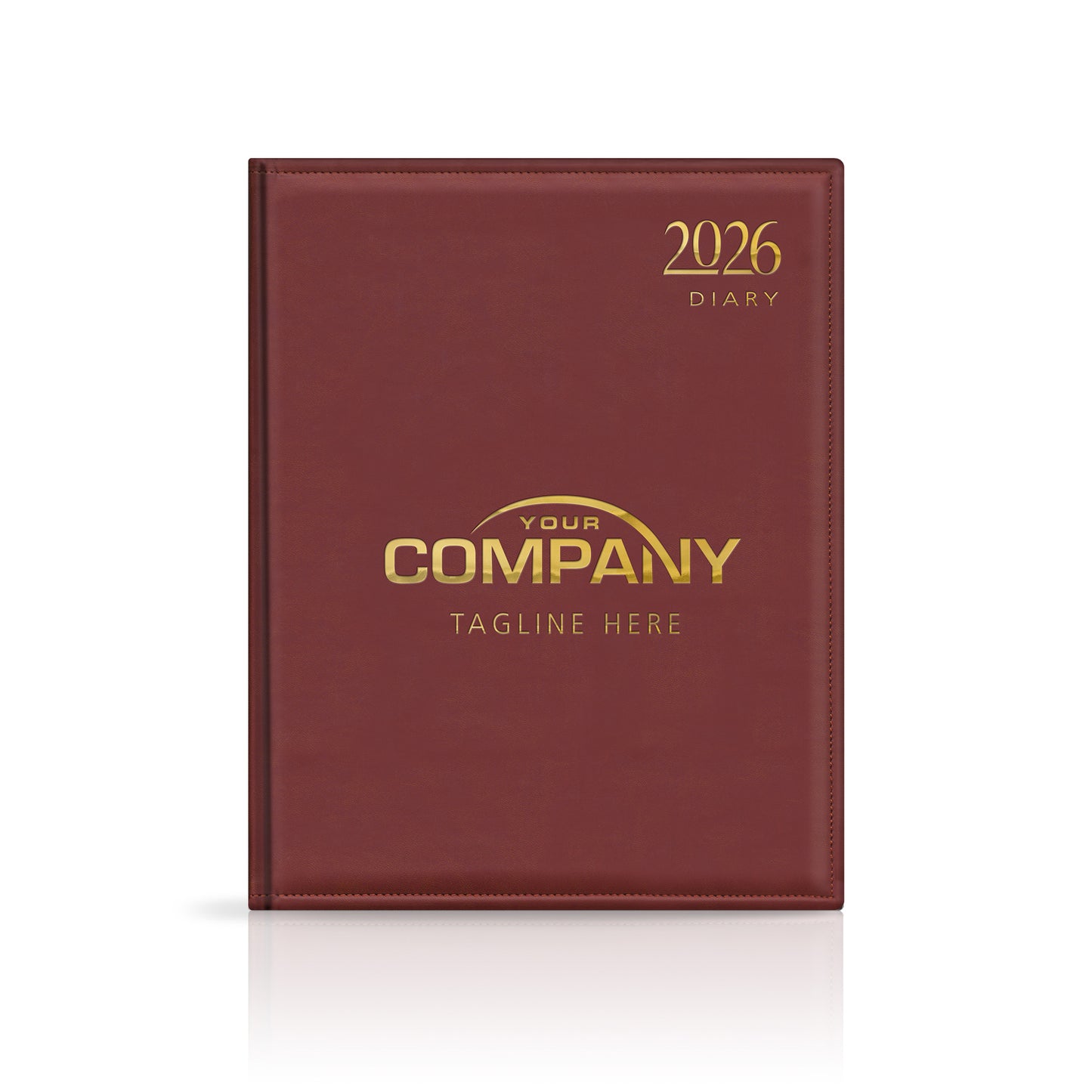 Quarto Monaco Deluxe 'Stitched Edge' Padded Custom Diary