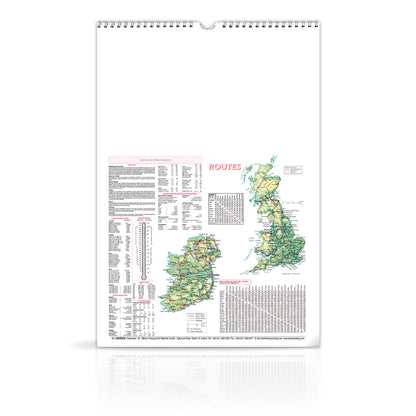 40 Shades of Green - Large Wirebound Custom Calendar