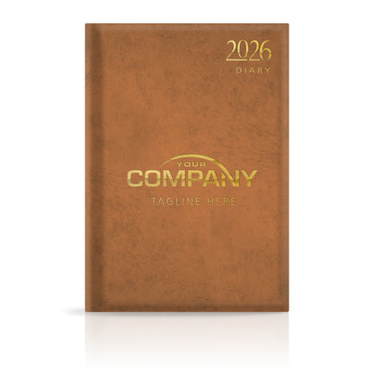 A4 Celusa Deluxe 'Soft Feel' Padded Custom Diary