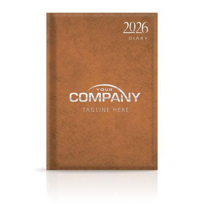 A4 Celusa Deluxe 'Soft Feel' Padded Custom Diary