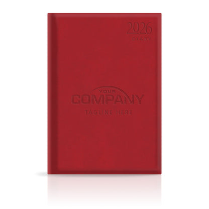 A4 Leatherette Hardback or Padded Customised Diary
