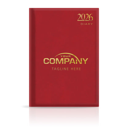 A4 Leatherette Hardback or Padded Customised Diary