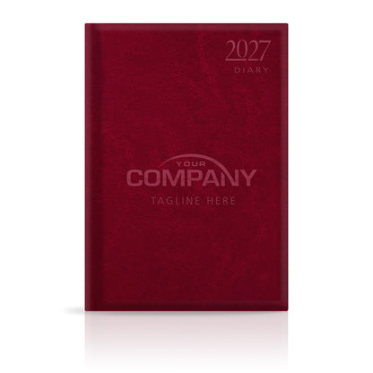 A4 Leatherette Hardback or Padded Customised Diary